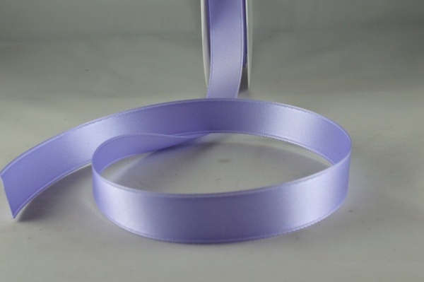 RIBDLILAC0705 - Ribbon Double Faced Satin Deep Lilac 7mm x 25 Meters