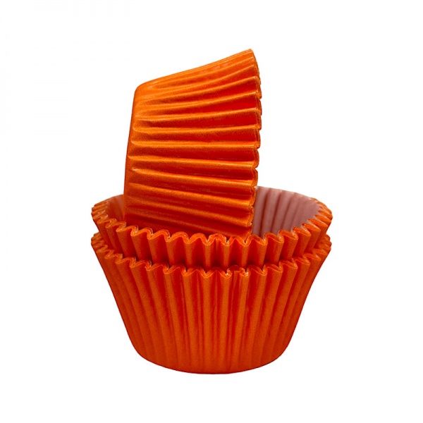 Orange Mini Cupcake Liners  Orange Midi Baking Cups, Greaseproof